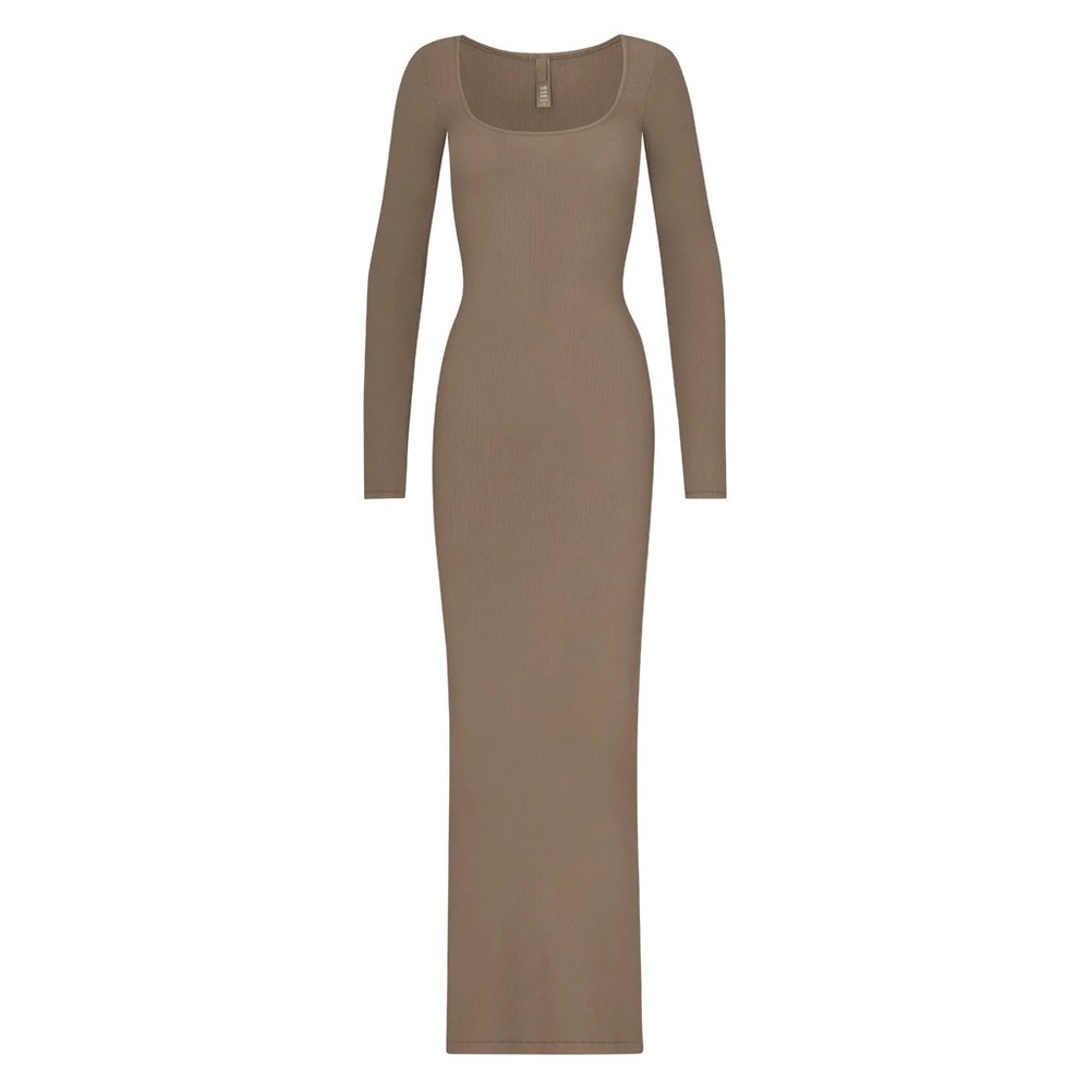 Skims Soft Lounge Dress Long Sleeve (size M)
